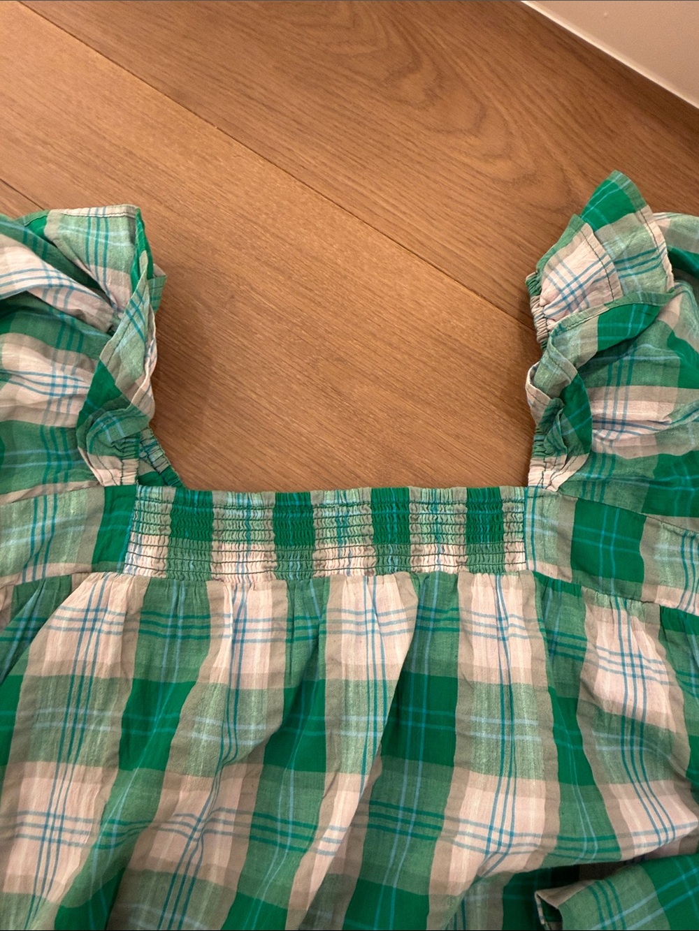 Free People Plaid matching top and shirt set - Picture 5 of 5